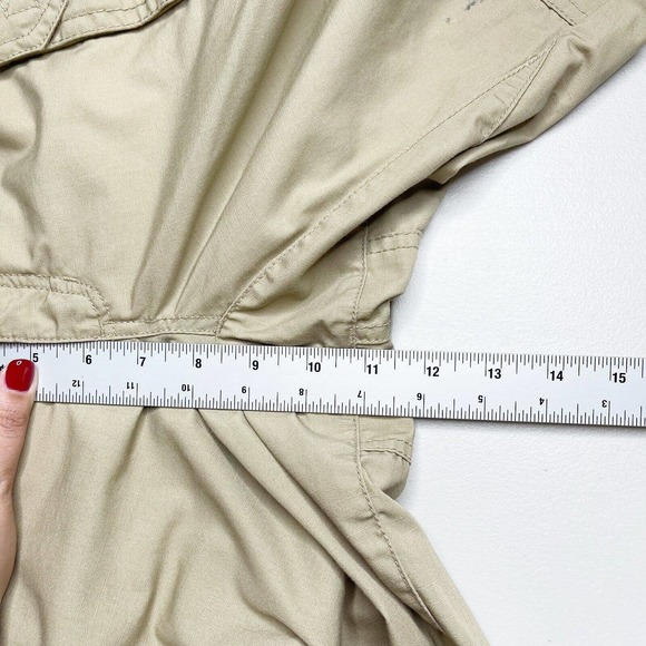 5.11 Tactical Taclite Pro Ripstop Pants Size 8 Tan Cargo Pockets Elastic Waist - Picture 9 of 10